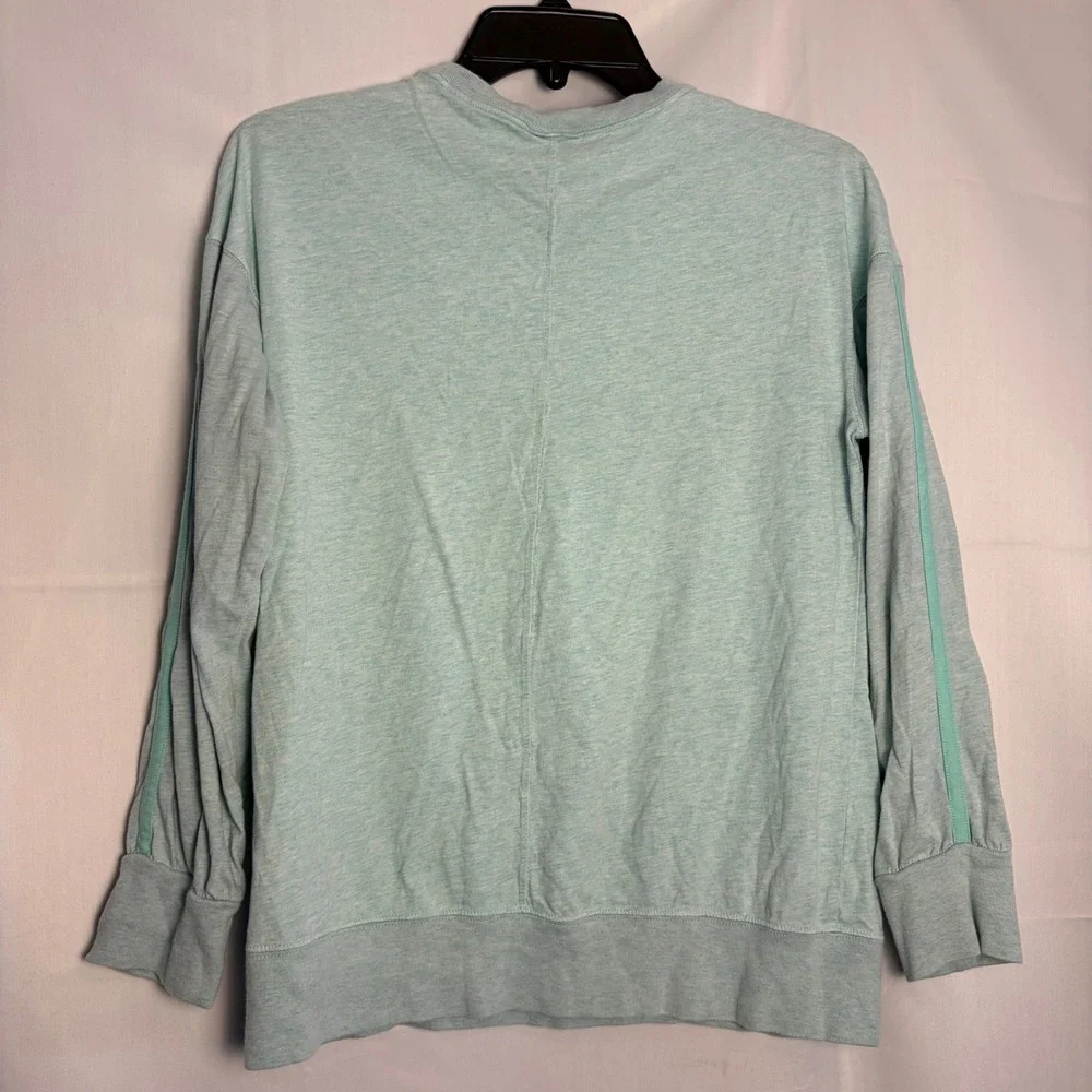 Nike Womens Sportswear Long Sleeve Crewneck Mint Green Heather Top CJ7435-349 XL